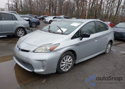 2012 Toyota Prius Plug-In из США, поврежденный, VIN JTDKN3DP9C3010189